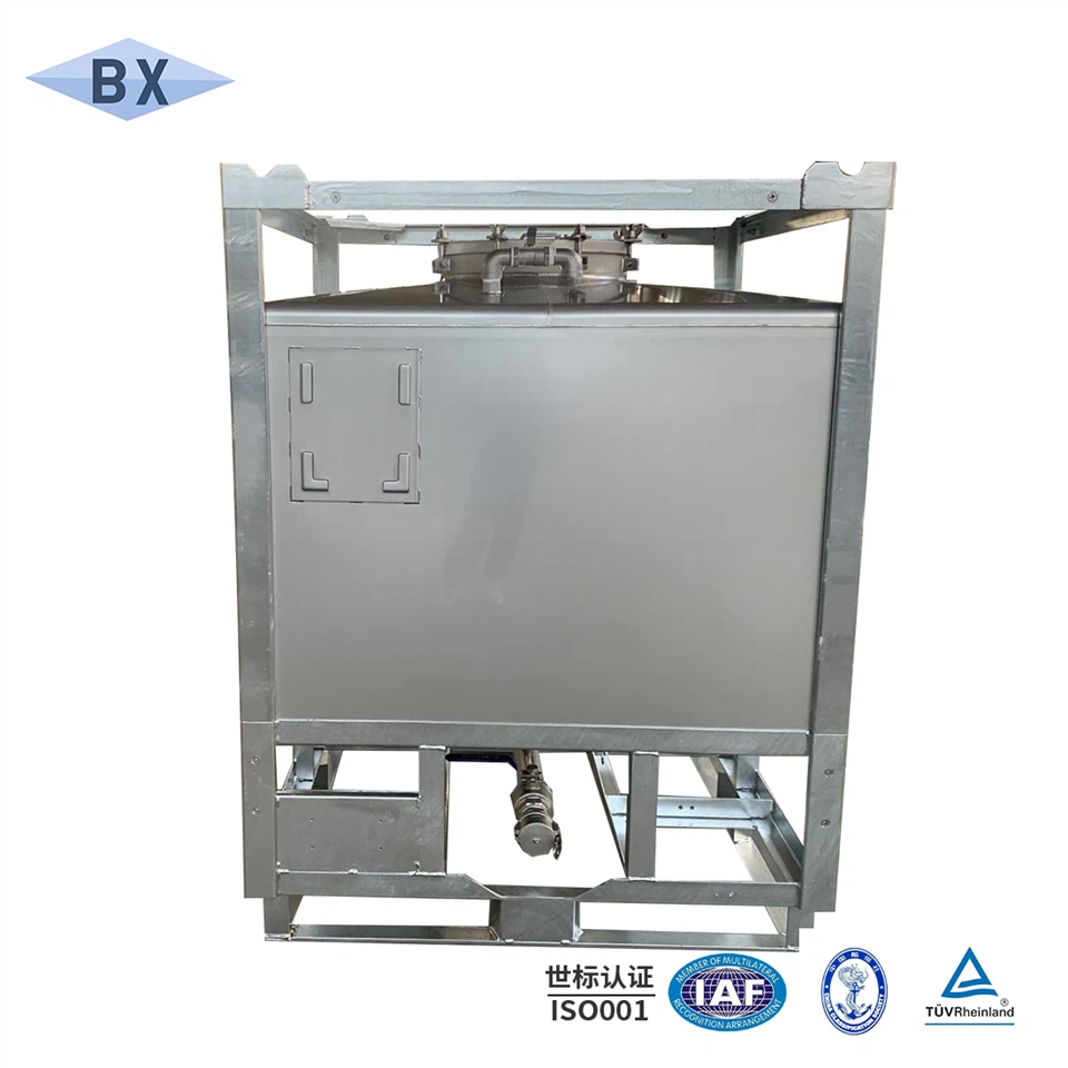 Dipòsit d'emmagatzematge de líquids d'acer inoxidable